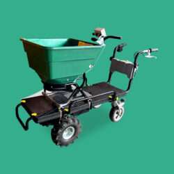 KT-860XELB】電動肥料散布機「撒きざんまい」台車付き